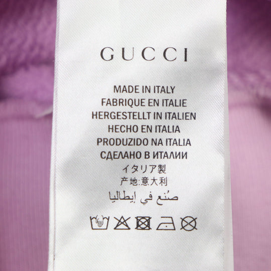 GUCCI sweat 469250 Main: 100% cotton Purple pink Women XS Used Authentic