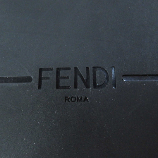 FENDI Sandals 8X8229 Sheep fur/mouton Red type Women 37 Used Authentic