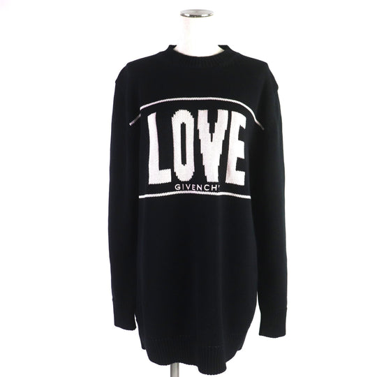 GIVENCHY knit BW9 00A4 Z01 Main: 100% cotton black Women S Used Authentic