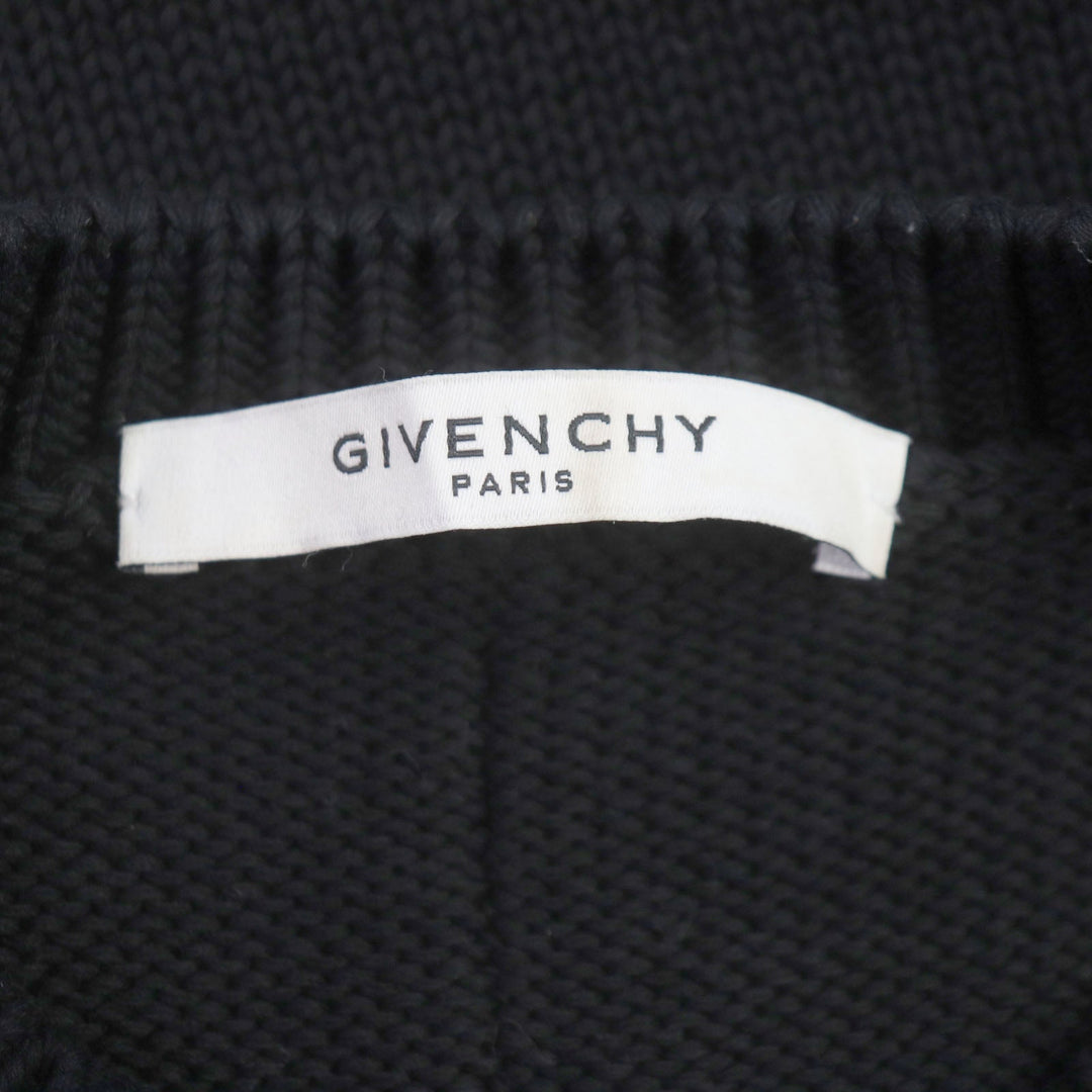 GIVENCHY knit BW9 00A4 Z01 Main: 100% cotton black Women S Used Authentic