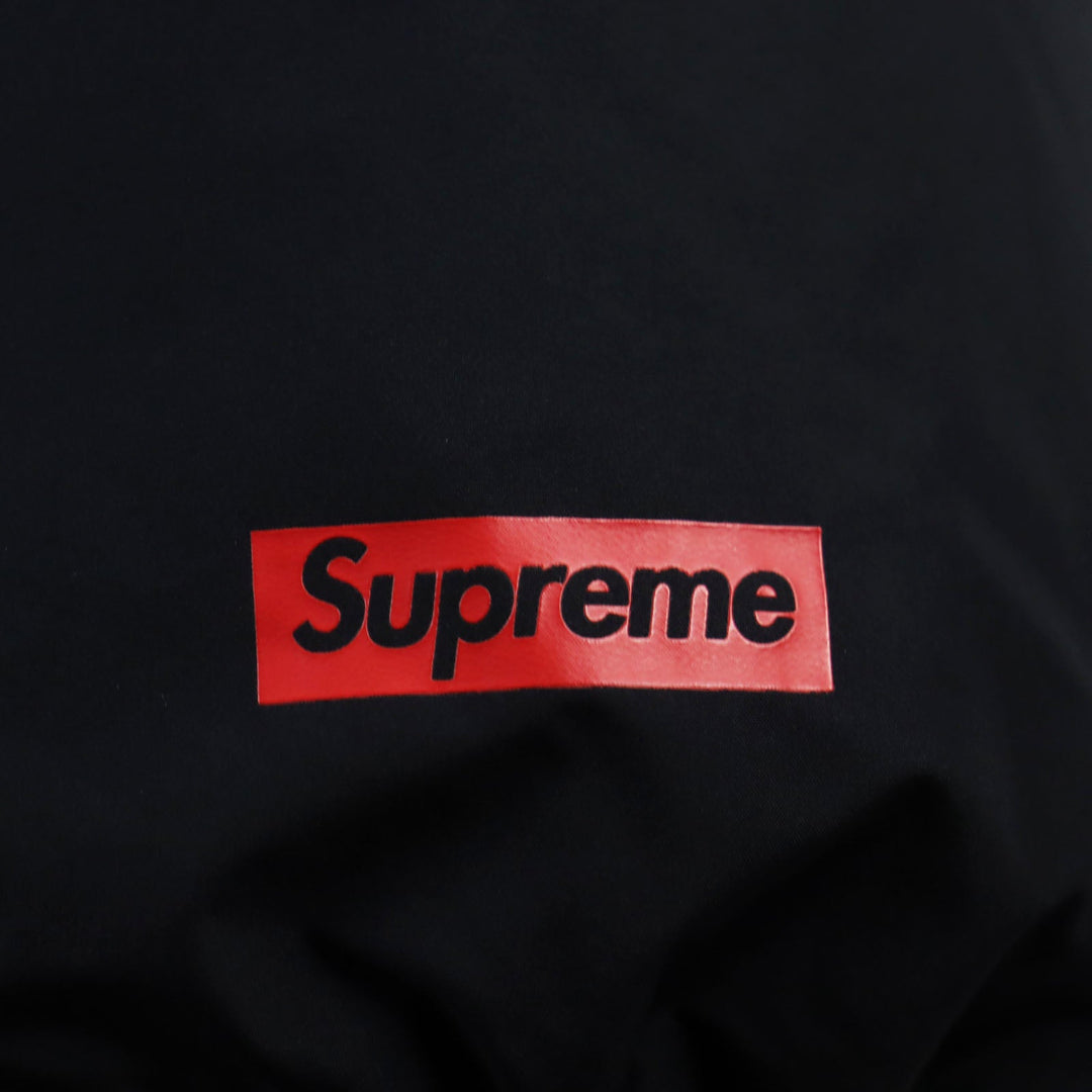 Supreme Down jacket Outer: 100% nylon, Filling: 80% down, Filling: 20% feather, Lining: 100% nylon, Part: 50% polyester, 30% hemp, 20% acrylic black GORE-TEX 700-Fill Down Parka mens S Used Authentic