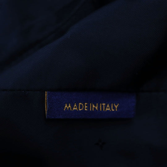 LOUIS VUITTON suit Outer: 53% polyester, Outer: 44% wool, Outer: 3% polyurethane, Lining: 75% cupra, Lining: 25% cotton black mens (Top) 46,  (Bottom) 38 Used Authentic