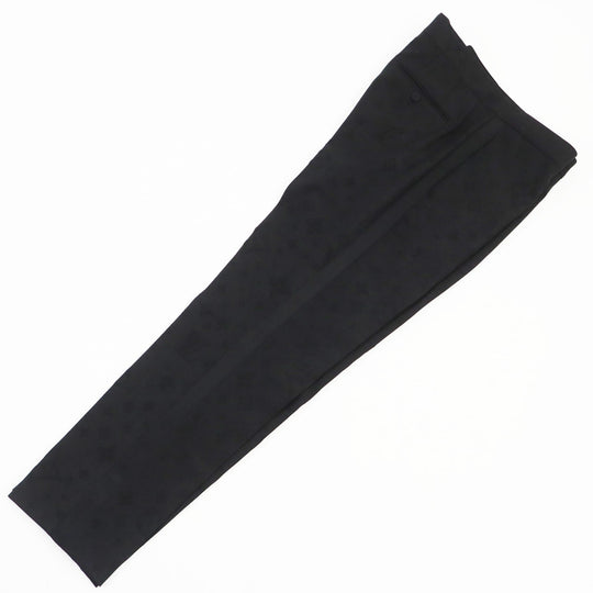 LOUIS VUITTON suit Outer: 53% polyester, Outer: 44% wool, Outer: 3% polyurethane, Lining: 75% cupra, Lining: 25% cotton black mens (Top) 46,  (Bottom) 38 Used Authentic