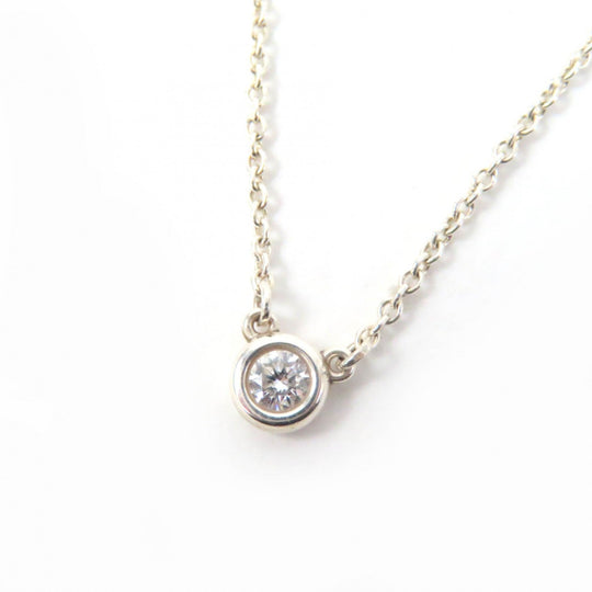 TIFFANY&Co. Necklace Main: AG925, Part: Diamond Silver By the yard El Saperetti Women Used Authentic