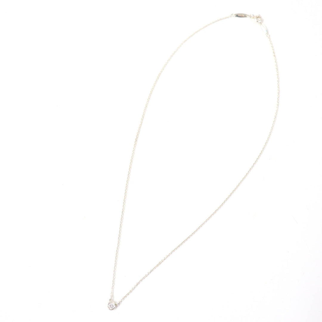 TIFFANY&Co. Necklace Main: AG925, Part: Diamond Silver By the yard El Saperetti Women Used Authentic