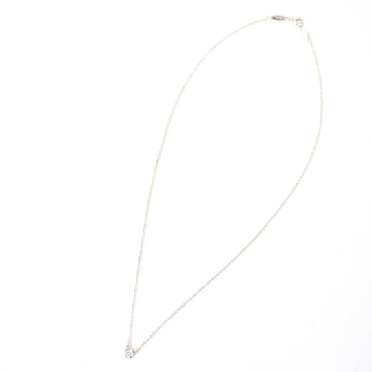 TIFFANY&Co. Necklace Main: AG925, Part: Diamond Silver By the yard El Saperetti Women Used Authentic