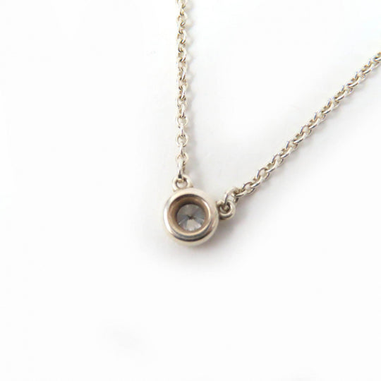 TIFFANY&Co. Necklace Main: AG925, Part: Diamond Silver By the yard El Saperetti Women Used Authentic