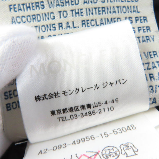 MONCLER down coat Main: 100% nylon, Lining: 100% nylon, Fur: raccoon, Filling: 90% down, Filling: 10% feather black HERMIFUR Women 00 Used Authentic