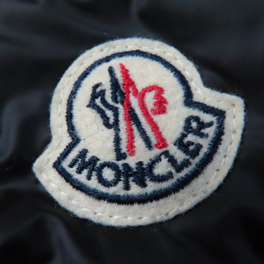 MONCLER down coat Main: 100% nylon, Lining: 100% nylon, Fur: raccoon, Filling: 90% down, Filling: 10% feather black HERMIFUR Women 00 Used Authentic