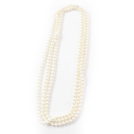 TIFFANY&Co. Necklace Main: Pearl, Main: SV925, Main: Beads Ivory Ziegfeld Pearl Wrap Necklace Women Used Authentic