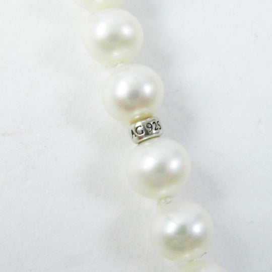 TIFFANY&Co. Necklace Main: Pearl, Main: SV925, Main: Beads Ivory Ziegfeld Pearl Wrap Necklace Women Used Authentic