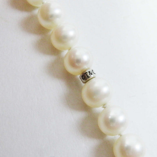TIFFANY&Co. Necklace Main: Pearl, Main: SV925, Main: Beads Ivory Ziegfeld Pearl Wrap Necklace Women Used Authentic