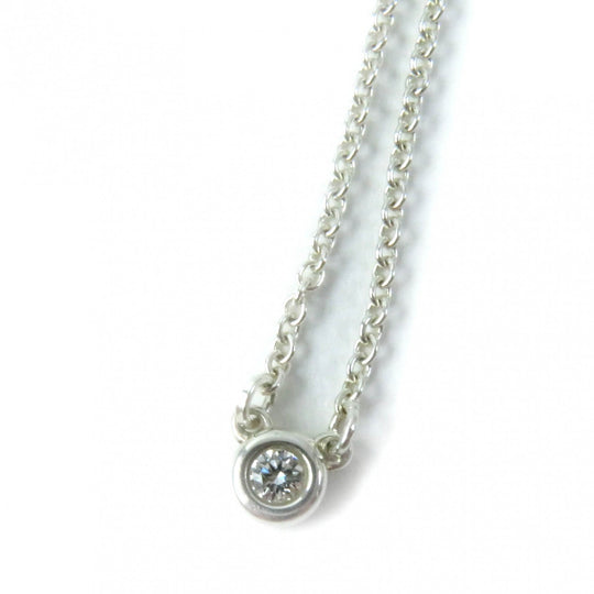 TIFFANY&Co. Necklace Main: SV925, Part: Diamond Silver El Saperetti By the yard Women Used Authentic