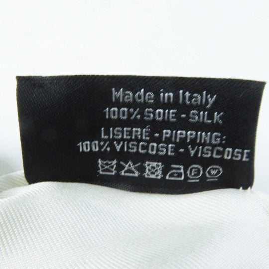 CHANEL hair accessory AA8926 Main: 100% silk; Part: 100% viscose White black Women Used Authentic