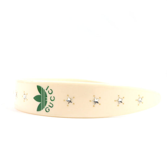 GUCCI hair accessory 702950 Part: Rhinestones cream Women Used Authentic
