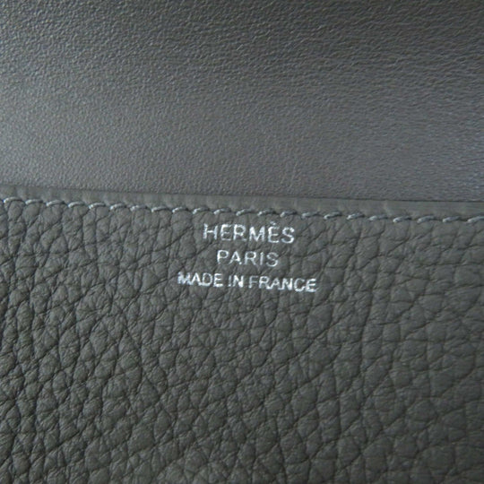 HERMES Card Case Togo Grimayer Dogon Women Used Authentic