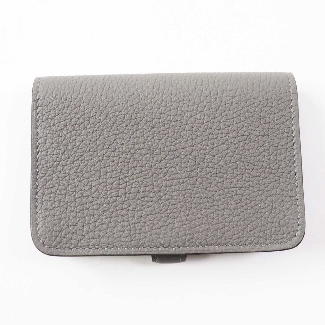 HERMES Card Case Togo Grimayer Dogon Women Used Authentic