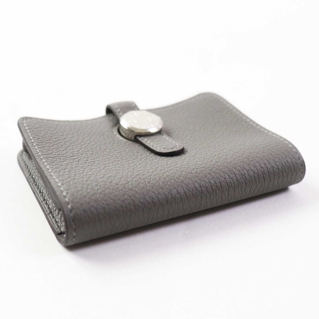 HERMES Card Case Togo Grimayer Dogon Women Used Authentic
