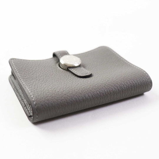 HERMES Card Case Togo Grimayer Dogon Women Used Authentic