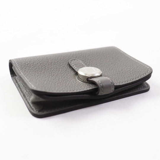 HERMES Card Case Togo Grimayer Dogon Women Used Authentic