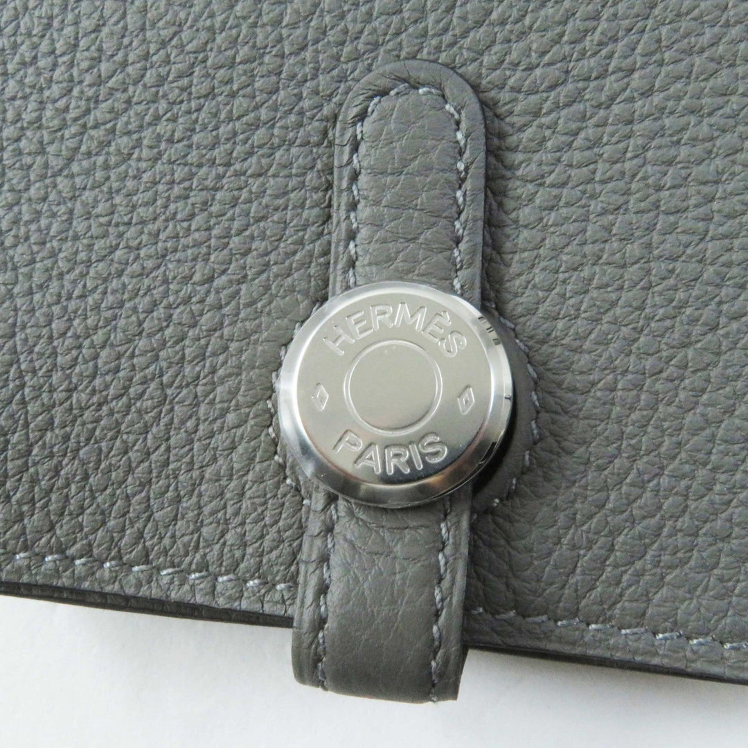 HERMES Card Case Togo Grimayer Dogon Women Used Authentic