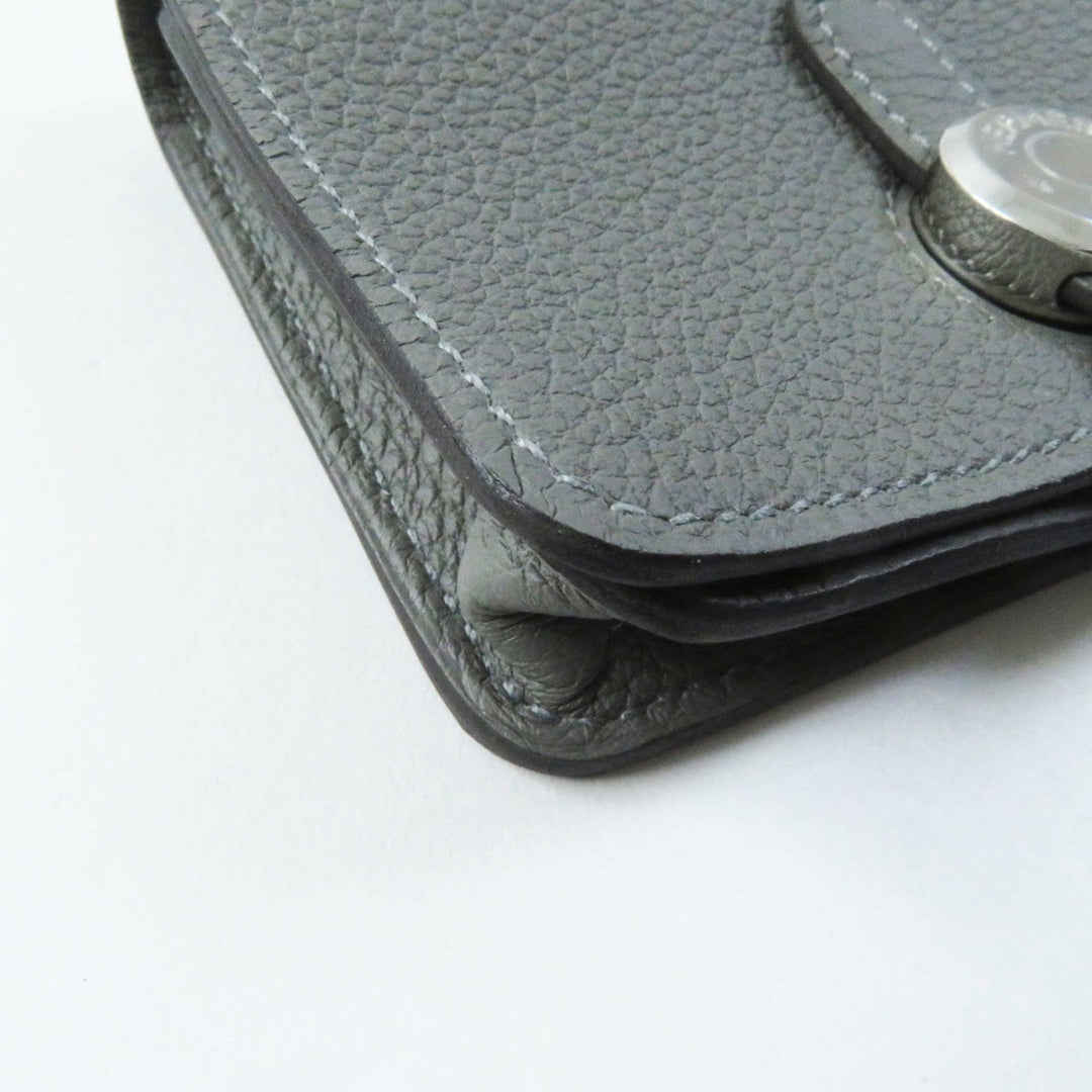 HERMES Card Case Togo Grimayer Dogon Women Used Authentic