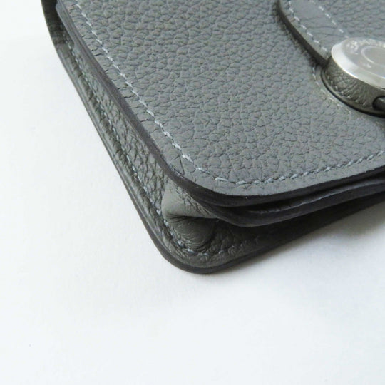 HERMES Card Case Togo Grimayer Dogon Women Used Authentic