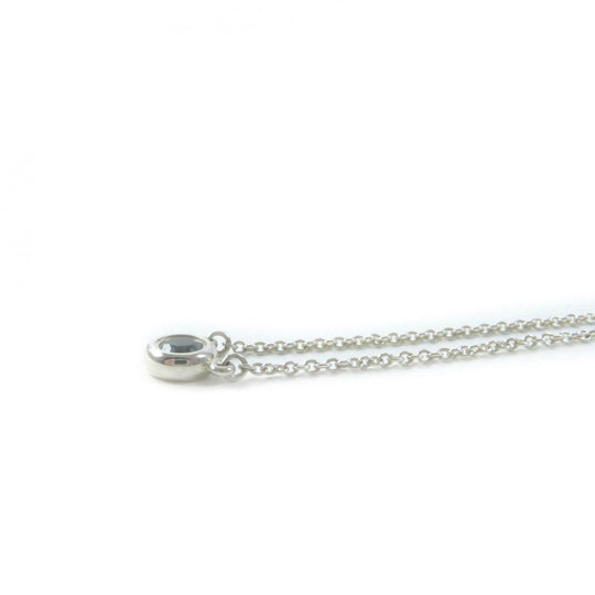 TIFFANY&Co. Necklace Main: SV925, Part: Aquamarine Silver blue Elsa Peretti Color by the Yard Aquamarine Pendant Women Used Authentic