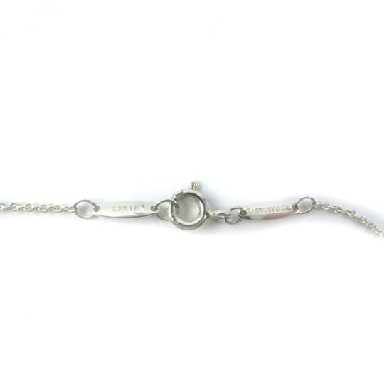 TIFFANY&Co. Necklace Main: SV925, Part: Aquamarine Silver blue Elsa Peretti Color by the Yard Aquamarine Pendant Women Used Authentic