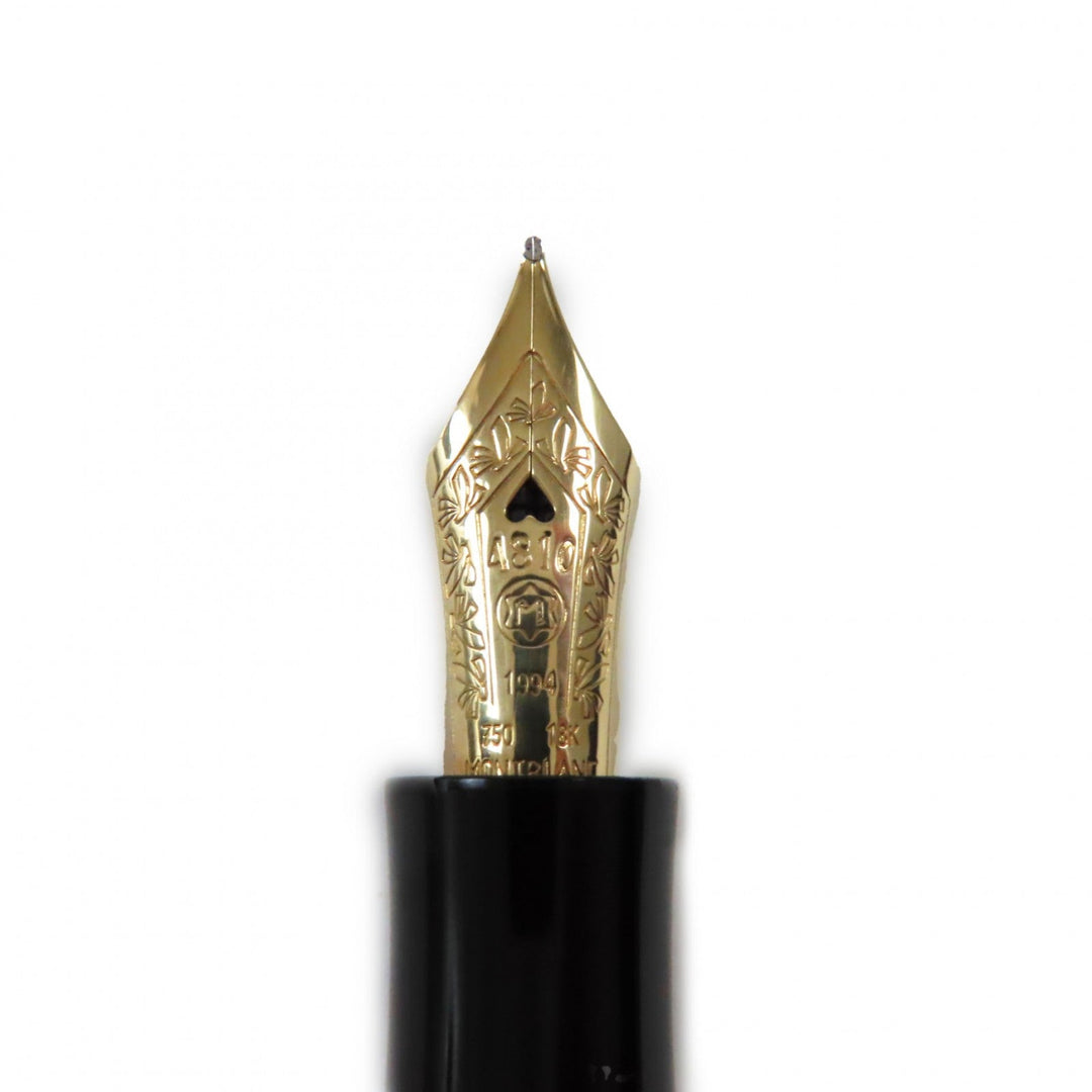 MONTBLANC fountain pen Main: Vermeil Nib: K18(750) gold Patron Series 1994 Louis XIV mens Used Authentic