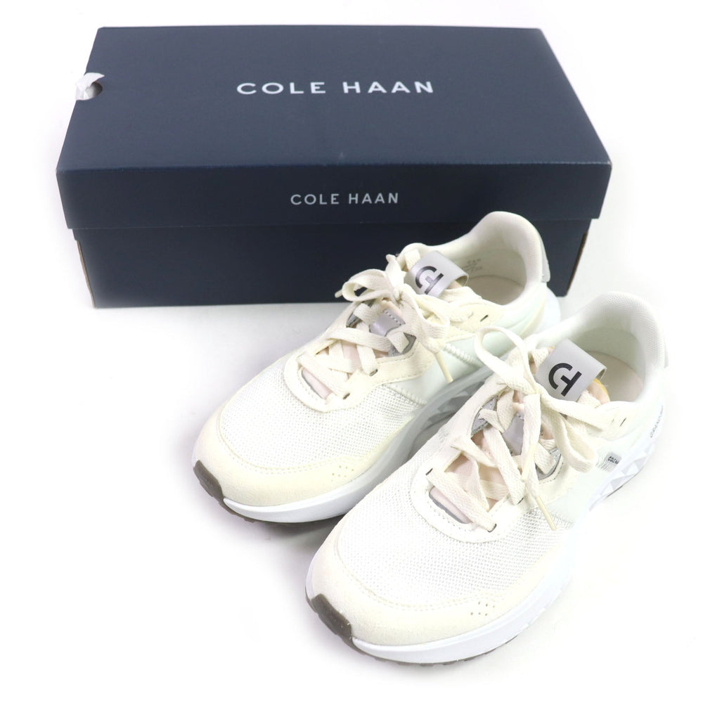 COLE HAAN sneakers W26774 Main: suede leather, nylon White type Zero Grand All-Day Runner Women 6 1/2B Used Authentic