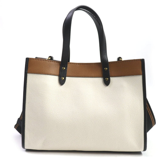 COACH Tote Bag C0777 Main: Leather Multi Women Used Authentic