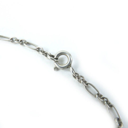 Georg Jensen Necklace 1992-2012 Main: SV925, Part: Green Agate Silver Green Women Used Authentic