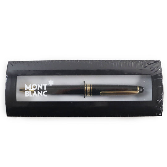 MONTBLANC Ballpoint pen 14939 Black Resin Black gold Meisterstck Classic mens Used Authentic