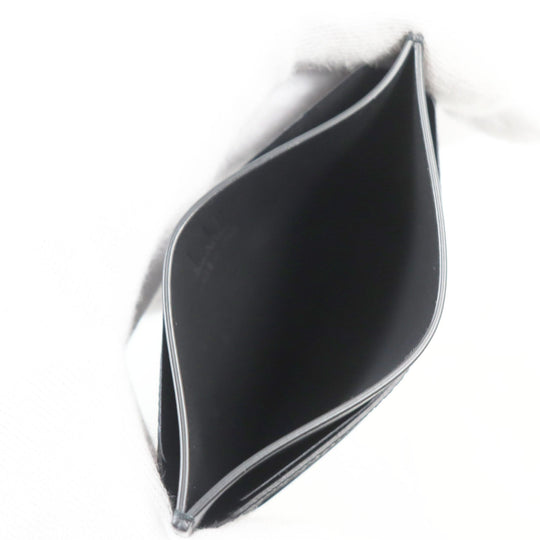 Dunhill Card Case Main: Leather black mens Used Authentic