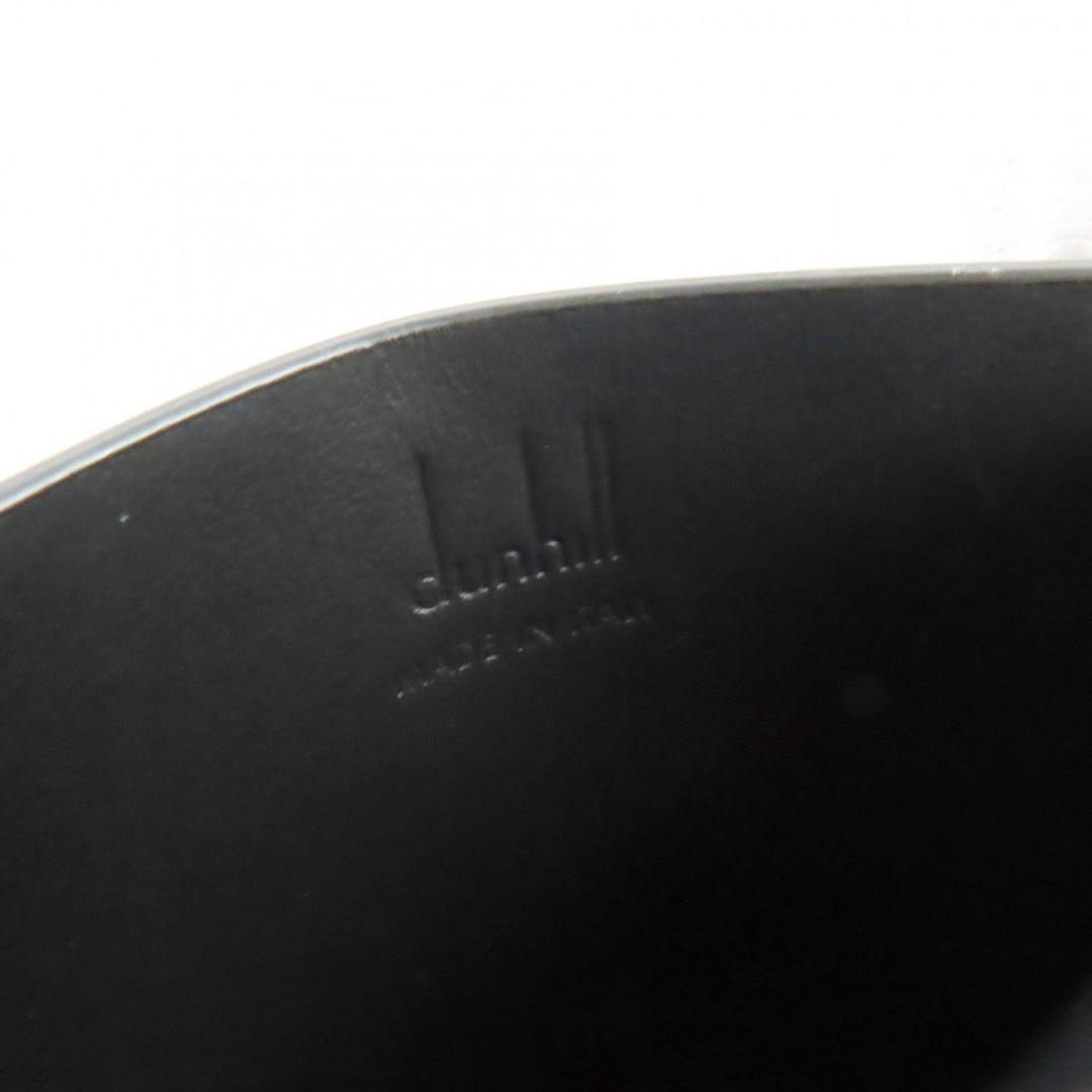 Dunhill Card Case Main: Leather black mens Used Authentic
