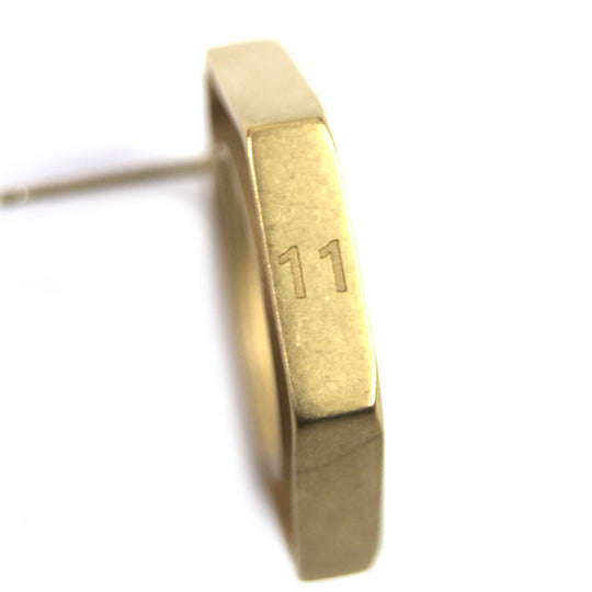Maison Margiela Pierce 20143811 brass gold mens Used Authentic