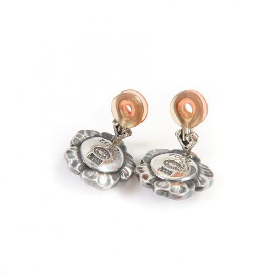 Georg Jensen Earring Main: AG925, Part: Garnet Silver Red 2002 Earring Women Used Authentic