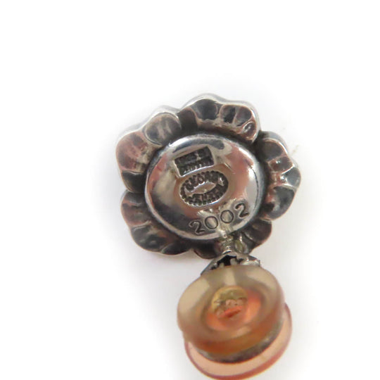 Georg Jensen Earring Main: AG925, Part: Garnet Silver Red 2002 Earring Women Used Authentic