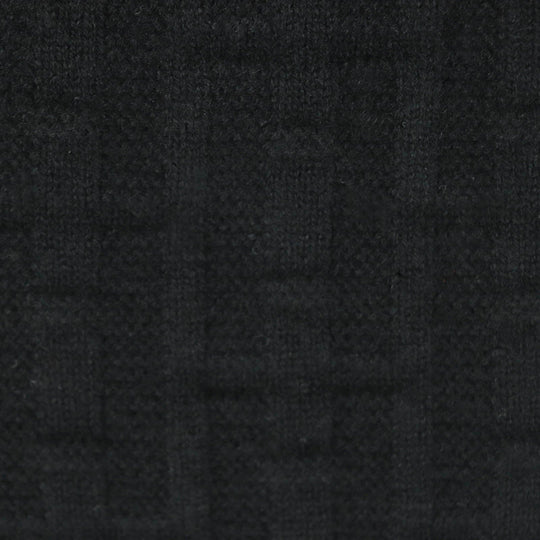 HERMES knit Main: 100% wool black Women 36 Used Authentic