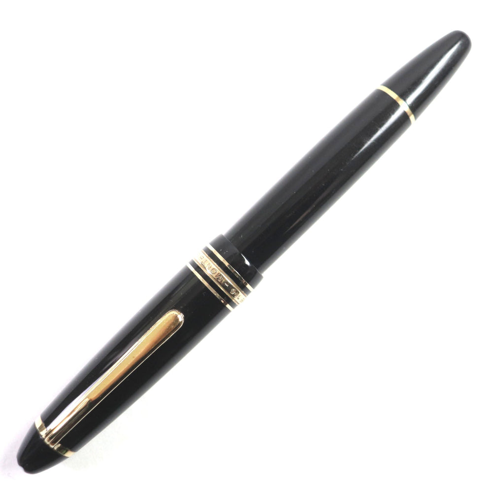 MONTBLANC fountain pen Main: Precious resin Nib: K14 Black gold Meisterstck 146 mens Used Authentic