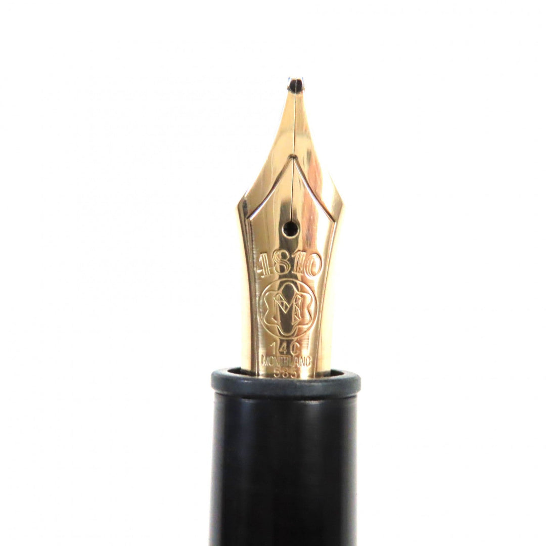 MONTBLANC fountain pen Main: Precious resin Nib: K14 Black gold Meisterstck 146 mens Used Authentic