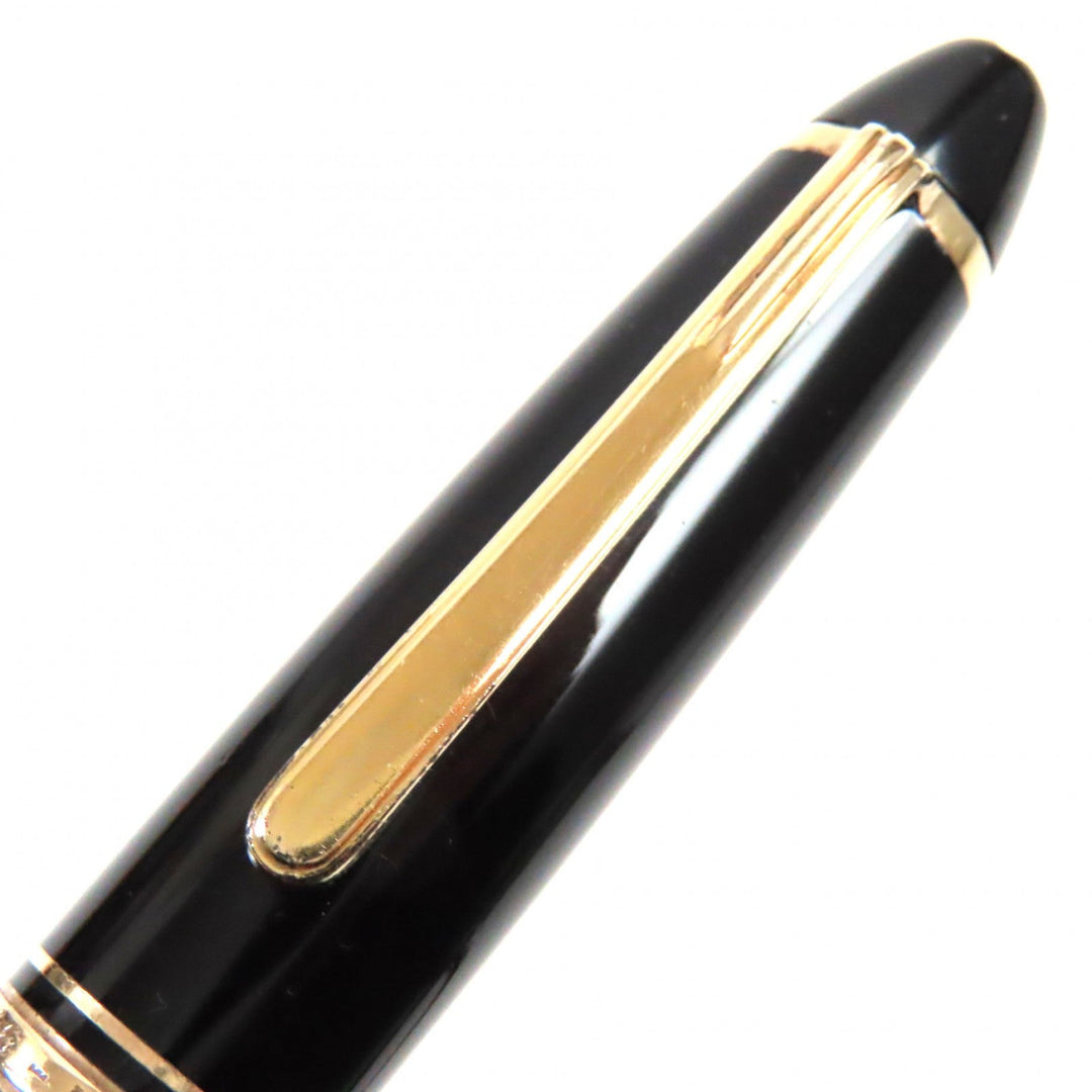 MONTBLANC fountain pen Main: Precious resin Nib: K14 Black gold Meisterstck 146 mens Used Authentic