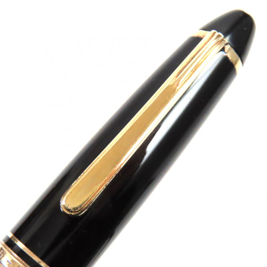 MONTBLANC fountain pen Main: Precious resin Nib: K14 Black gold Meisterstck 146 mens Used Authentic