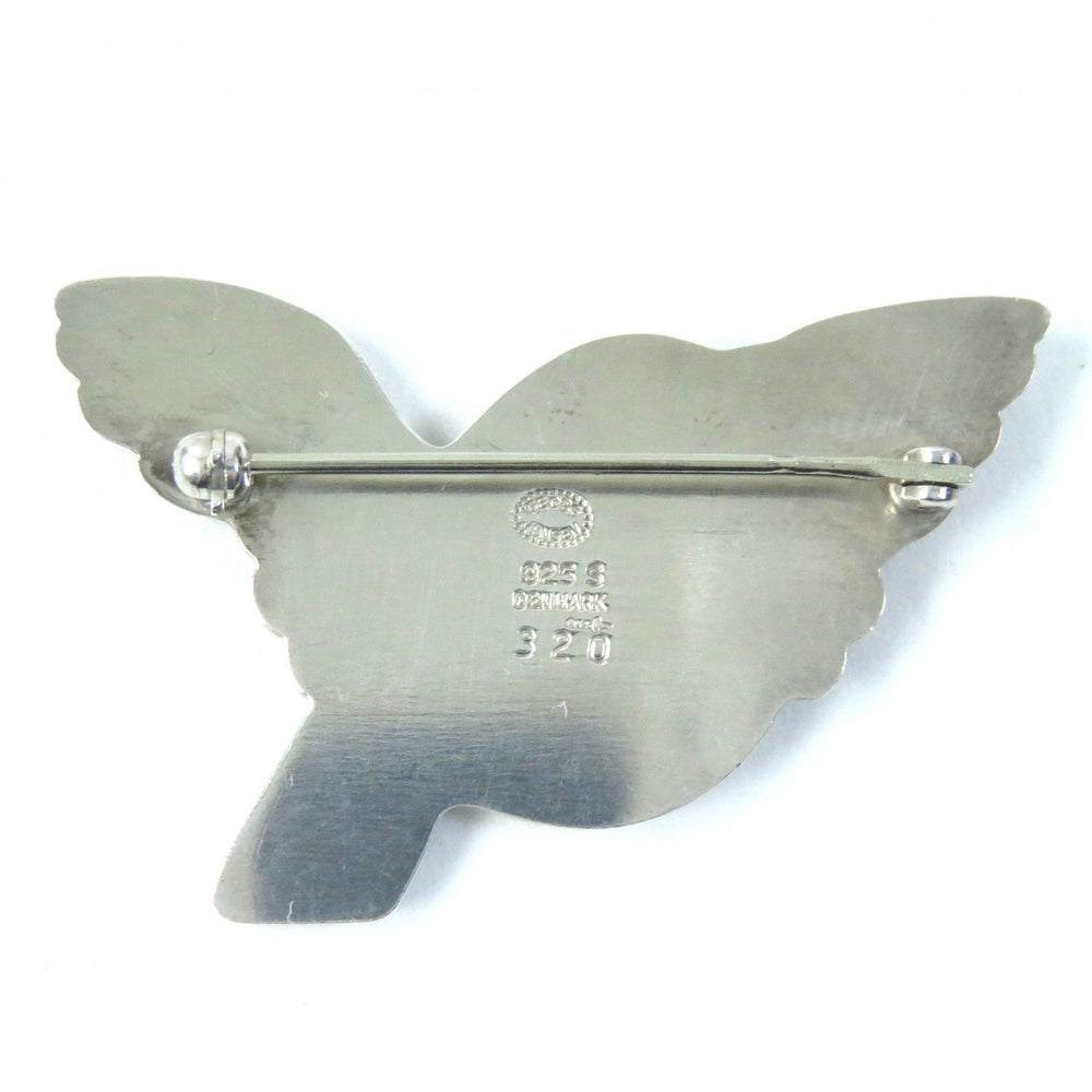 Georg Jensen Brooch 320 Main�FSV925 Silver Women Used Authentic