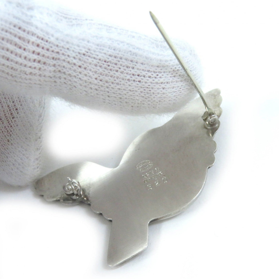 Georg Jensen Brooch 320 Main�FSV925 Silver Women Used Authentic