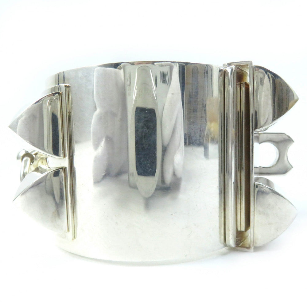 HERMES bracelet Main�FAG925 Silver Medor Collier de Sian LG Women Used Authentic