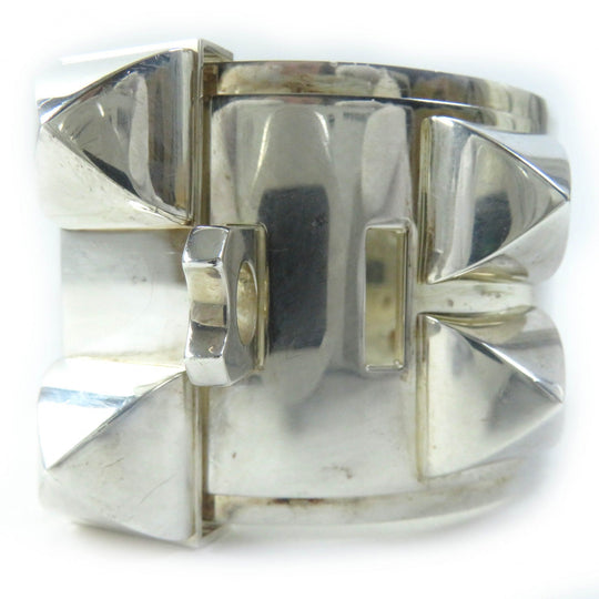 HERMES bracelet Main�FAG925 Silver Medor Collier de Sian LG Women Used Authentic