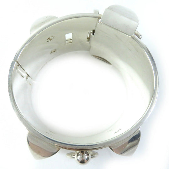 HERMES bracelet Main�FAG925 Silver Medor Collier de Sian LG Women Used Authentic