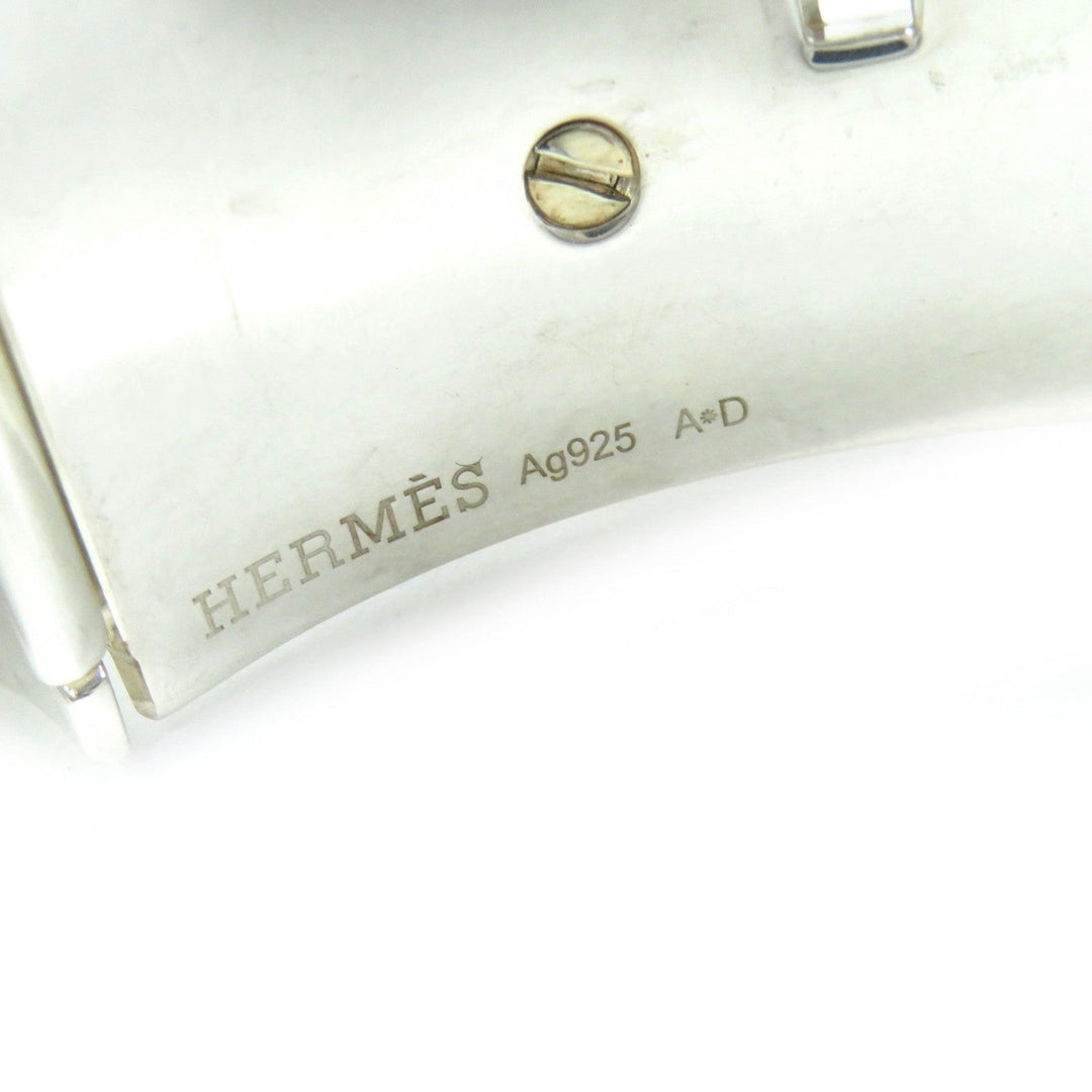 HERMES bracelet Main�FAG925 Silver Medor Collier de Sian LG Women Used Authentic